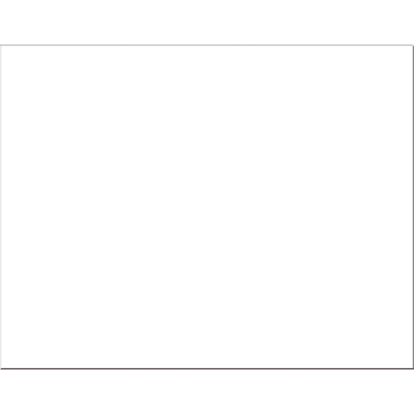 Pacon 6-Ply Railroad Board, White, 22 x 28, PK25